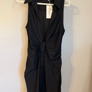 Choosy‎ Sleek Black Mini Dress